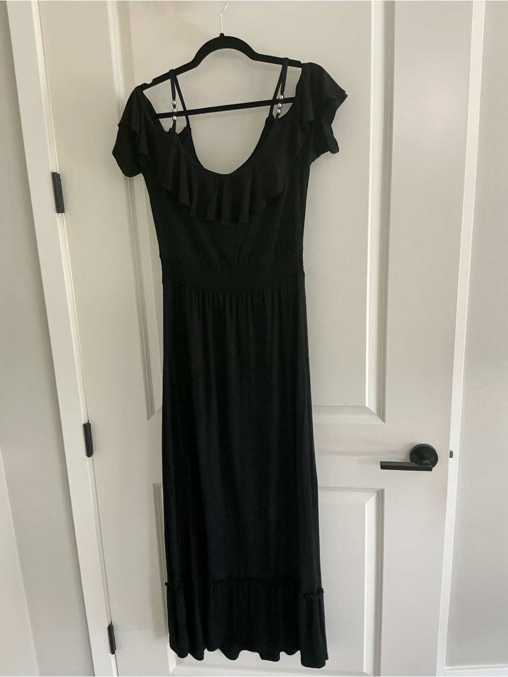 NEW, MICHAEL KORS BLACK MAXI DRESS